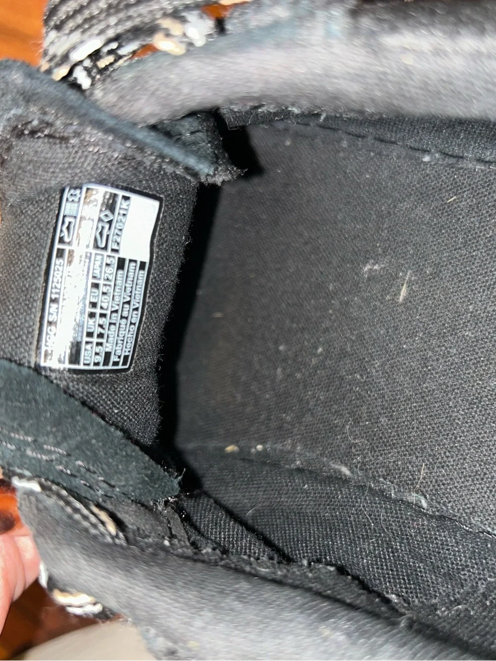 UGG Kids Black Suede & Fabric Trail Sneakers